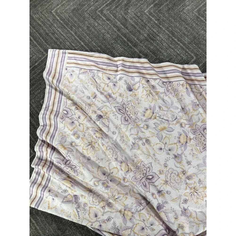 Victoria's Secret 2-in-1 Floral Purple/Gold Towel Backpack 63x36” NWT